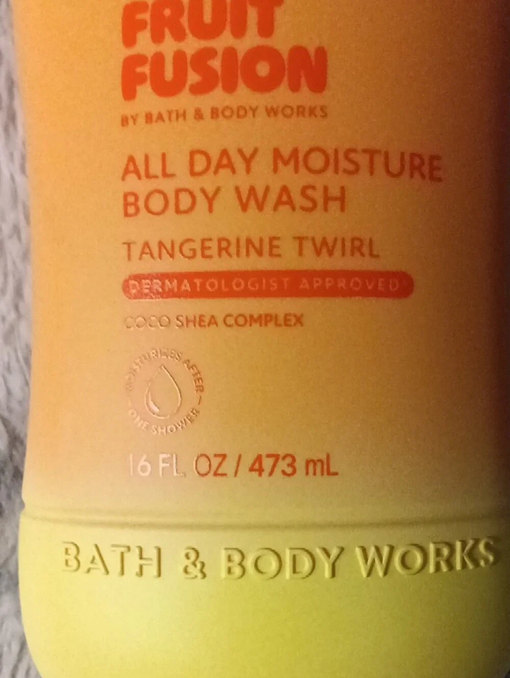 🍊Bath & Body Works Fruit Fusion Tangerine Twirl Body Wash — Orange & Lime🍊